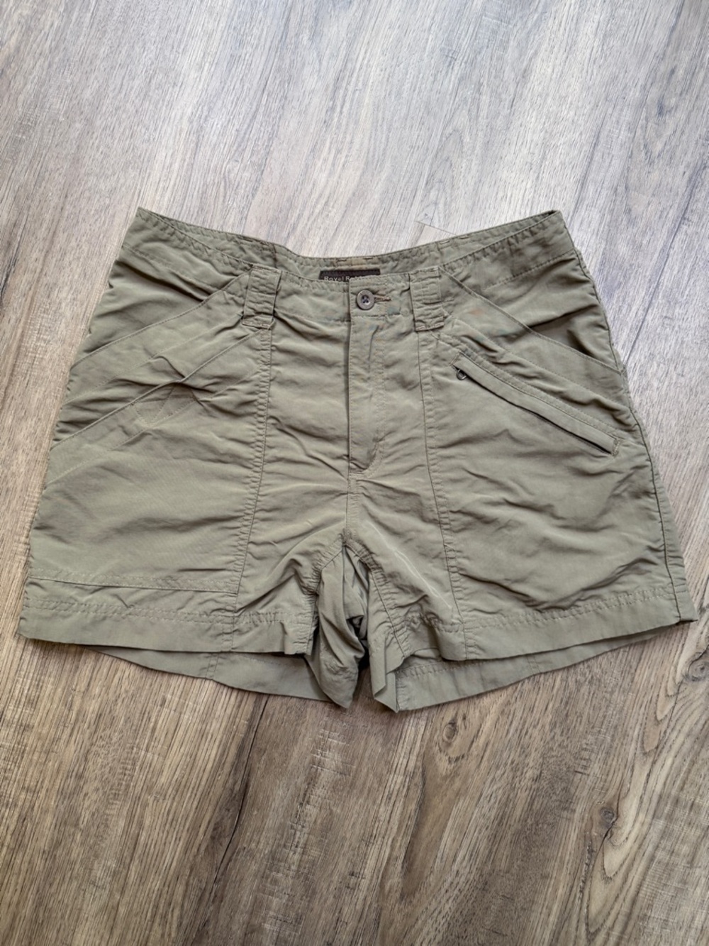Royal Robbins Outdoor Travel Clothing Olive Green Shorts - Size 4